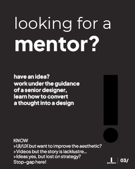 looking for a mentor?